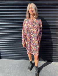 Image 21 of Milano dress with pockets - mixed pattern fabrics