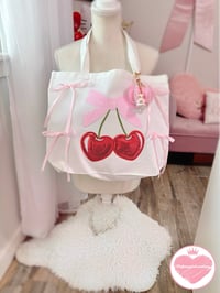 Image 2 of Coquette Cherry Tote Bag 