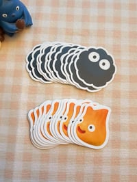 Image 1 of Ghubli Stickers: Calcifer or Soot Sprite 