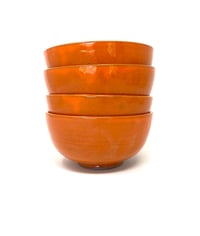 Image 3 of Orange Glazed Small Bowl