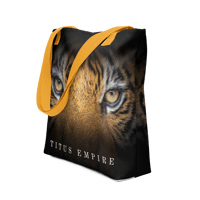 Image 2 of Tiger's Eyes Tote Bag