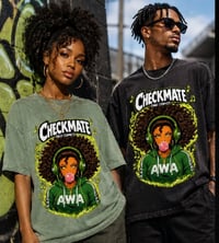 Image 1 of Checkmate over-sized tee. 