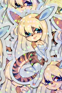 Image 2 of Chibi Kiwi Holo Stickers