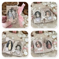 Image 2 of Petite vintage french lace snippet book in a tin