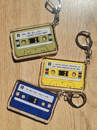 Image 2 of Noah Kahan Cassette Tape Keychains