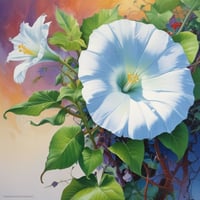 Image 1 of Morning Glory African Dream /White Moonflower ( Ipomoea Alba ) 2 L Container 