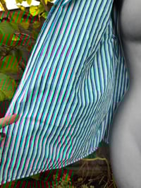 Image 6 of Wanderlust - Velvet evil eye protection jacket - Turquoise 6-12 uk