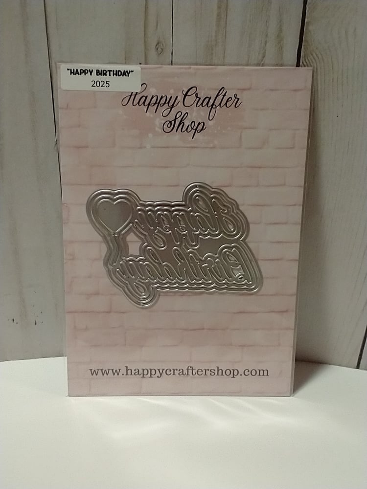 Image of "Happy Birthday" Layered Word