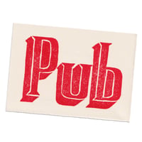 pub linocut