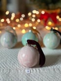 Marbled Ornaments - Mistletoe