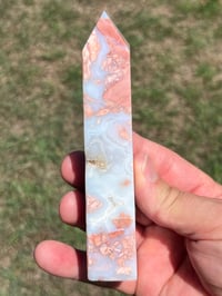 Image 6 of Pink Petal Agate Obelisk #2501