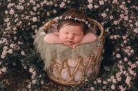 Image 1 of Natural color finish basket 