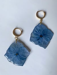 Image 1 of Deep Azul Hydrangea Dangles 