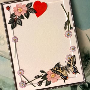 Image of Hand-painted Mount + Vintage Frame (plus painting commission)