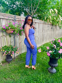 Image 2 of Cargo Jumpsuit w/Drawstring 