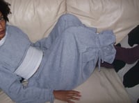 Image 5 of HEATHER GREY PIRATE SWEATPANTS