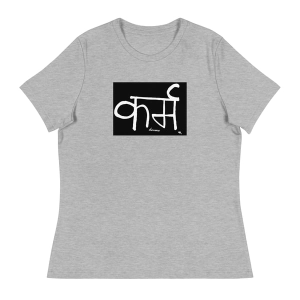 Image of Sanskrit Karma Women's Relaxed T-Shirt