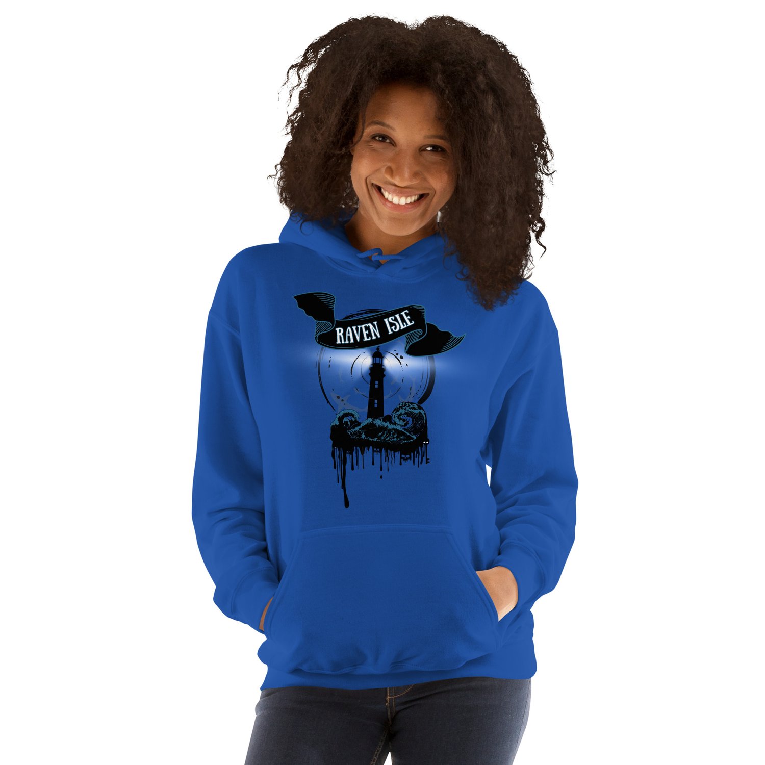 Image of Officially licensed does it hurt Raven Isle Unisex Hoodie
