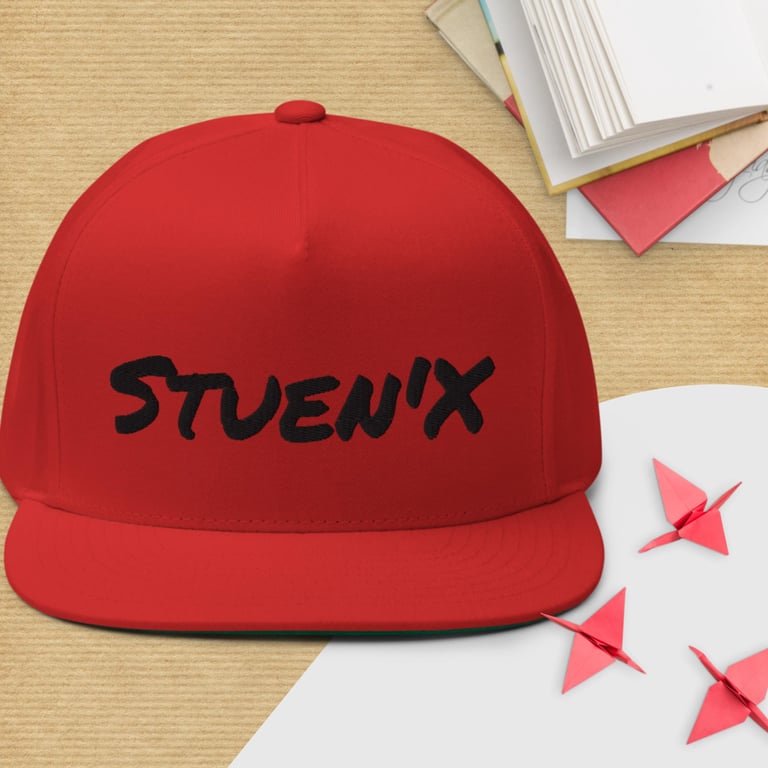 Stuen'X In Black Snapback Hat Image 4