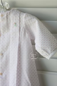 Image 4 of Bailee Box Pleat Day Gown & Diaper Set