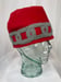 Image of RED CHAIN BEANIE