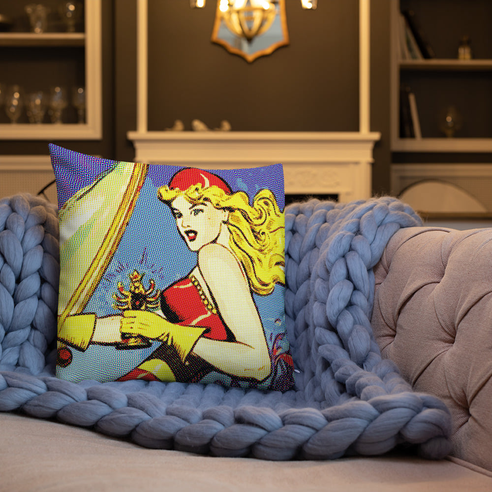 Olivia - ComicStrip Cushion / Pillow