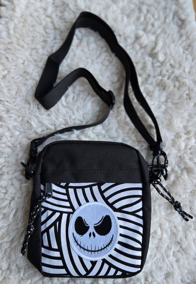 heady Jack Skellington crossbody bag