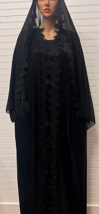 Image 15 of  Lace 2 Piece Abaya 