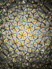 Image 5 of 🔮 Marblescope-5" Latte- Handmade Stained Glass Kaleidoscope 🌈