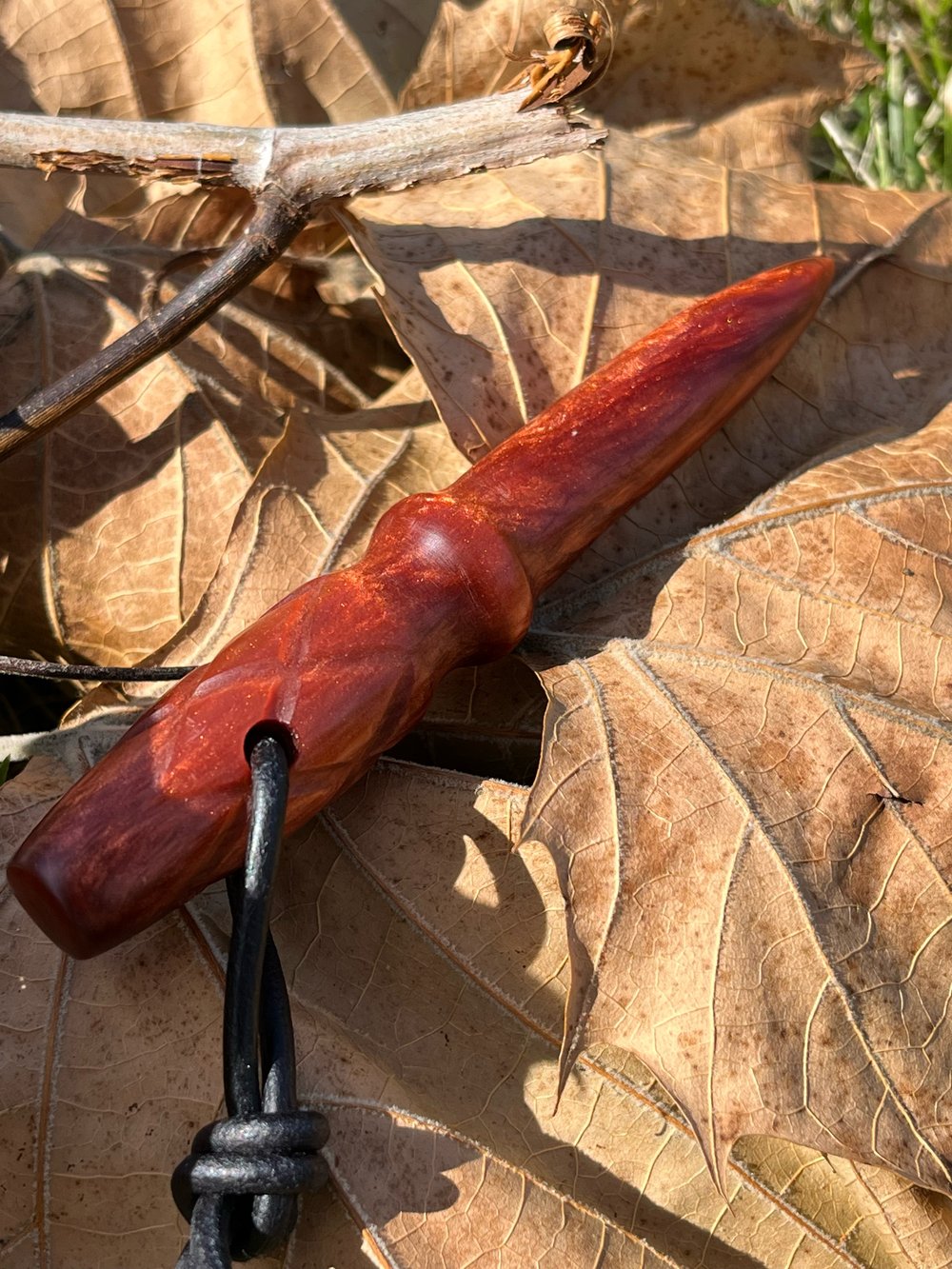 "Copper Bolt" Pocket Wand