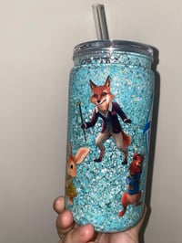 Image 3 of Peter rabbit acrylic can snowglobe 