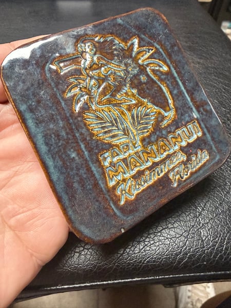 Image of Mananui Ceramic Coaster w/ Free Shipping in continental US