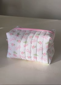 Image 2 of Strawberry Ribbon Beauty Bags