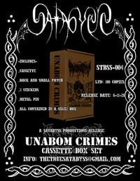 Image 1 of SUBSERVIENT PERVERSITY- UNABOMB CRIMES CASSETTE BOX PRE ORDER