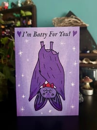 Image 3 of Batty For You! Greeting Card