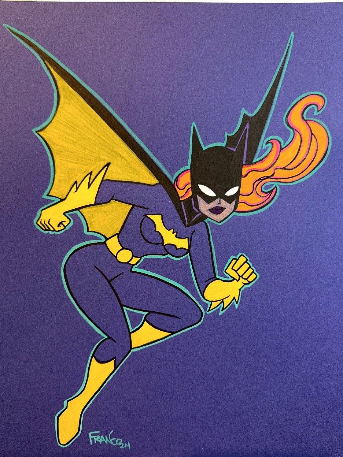 Image of Batgirl blue! 