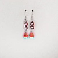 Image 2 of Mini Fruit (Faux) Eraser Earrings