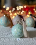 Marbled Ornaments - Noel