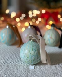 Image 2 of Marbled Ornaments - Noel