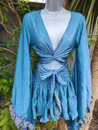 Image 8 of Stevie Co ord set - Purple and Jade Pink
