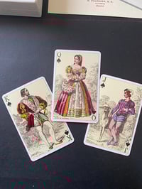 Image 4 of Fac similé du jeu des rois de France, de 1850, du musée Fournier édition collector numérotée 