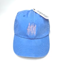 Amore Cap Pink on Cornflower Blue