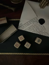Image 6 of Jeu de Poker d’as, 4 dés anciens, 1900