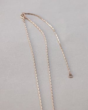 Image of 9ct yellow gold ‘With Love’ necklace