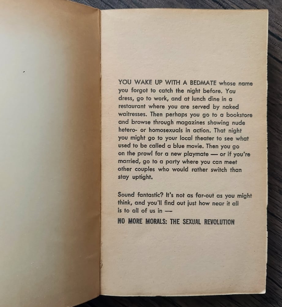 No More Morals: The Sexual Revolution, by Lester Graham