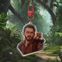 DINO KEYCHAINS: Scientist