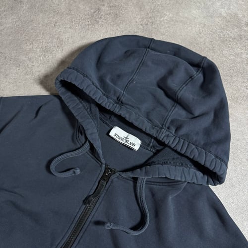 Image of Stone Island Zip Up Hoodie, Size XL / XXL