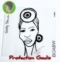 Image 5 of Unity’s Stencils: Ankh Goddess, Empress Blue Lips, Loc Godis Protection Godis