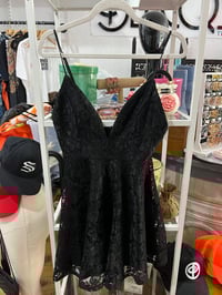 Image 1 of black lace dress 
