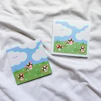 Image 2 of Mushroom fields sticky notes 